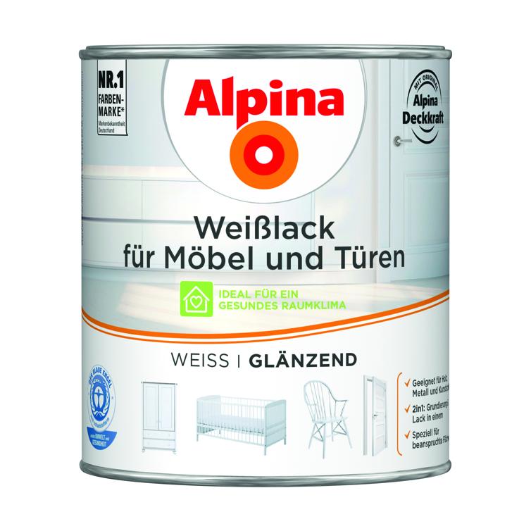 weißlack f.möbel & türen glänzend 750ml