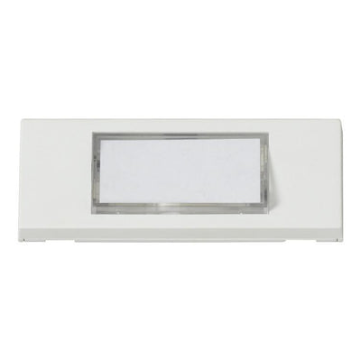 klingelplatte reinweiss 30x89x13mm