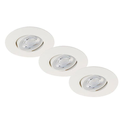 3er-Set LED Einbauleuchte, dimmbar