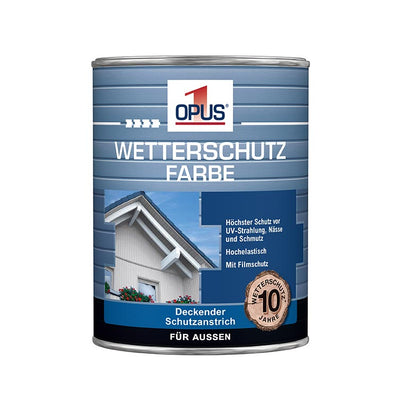 Opus1 Wetterschutzfarbe, Reinweiss