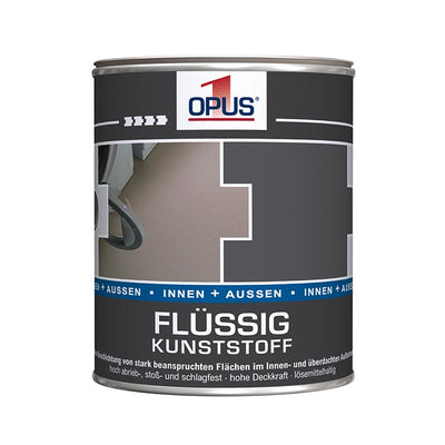 Opus1 Flüssigkunststoff, Silbergrau