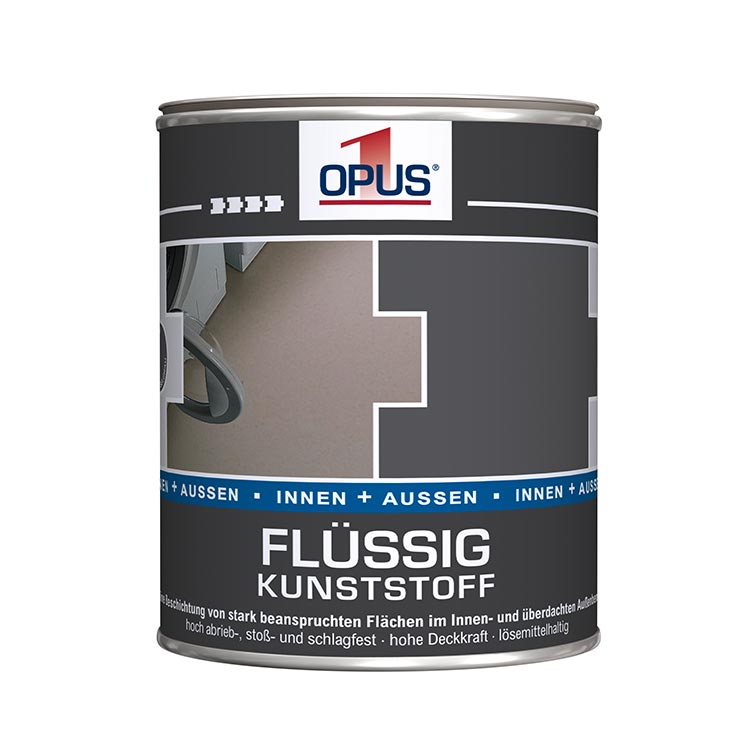 Opus1 Flüssigkunststoff, Silbergrau