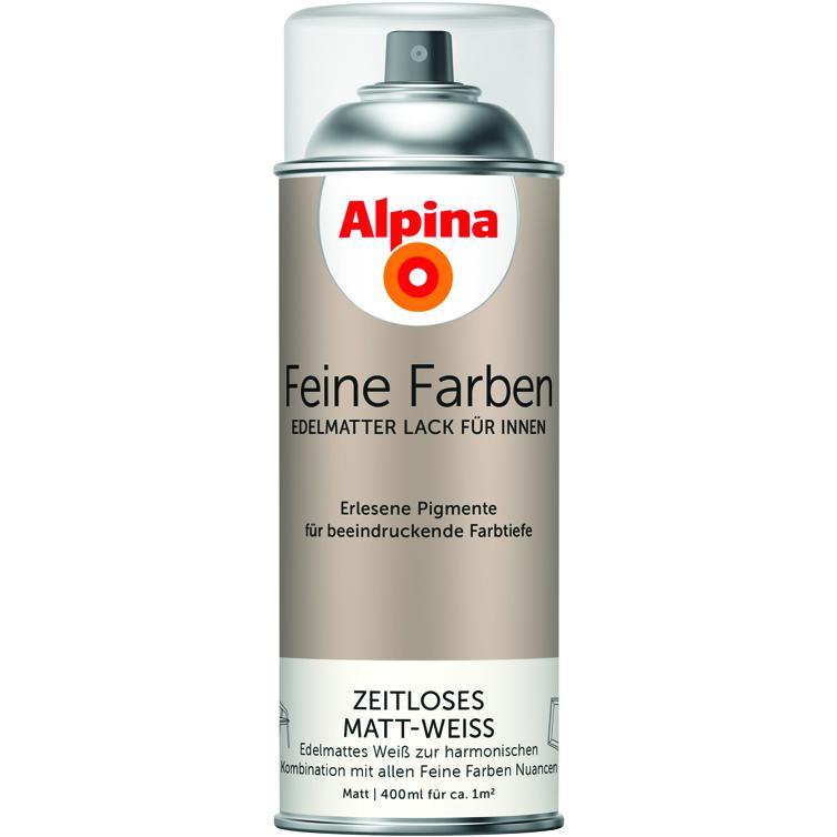 buntlack spray zeitlos matt weiß 400ml