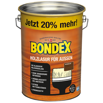 bondex holzlasur außen nussbaum 4,8l