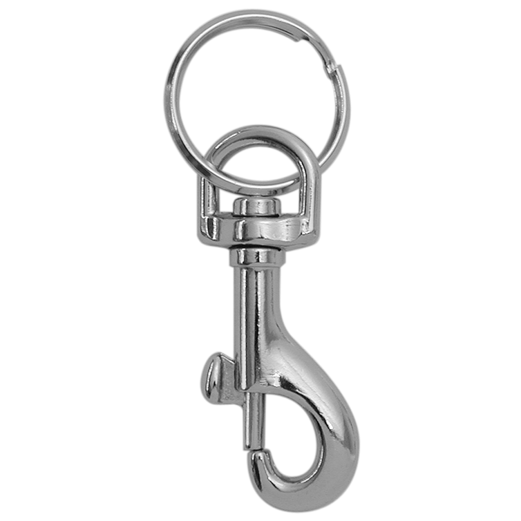 karabinerhaken mit ring vern. ø13x60 mm