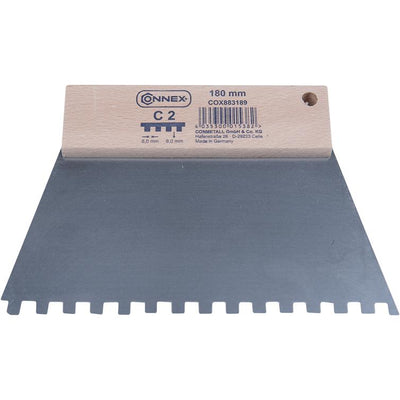 zahnspachtel 180mm z. c2 6,0x6,00mm