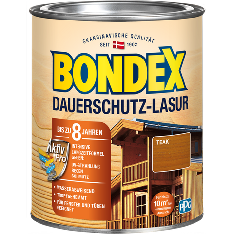 bondex dauerschutz lasur teak 0,75l