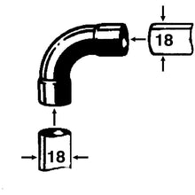 cu-bogen ii 90 grad 18 mm (2 st)