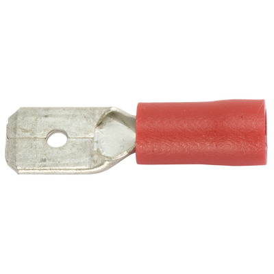 flachsteckzungen rot 4,8x0,8 mm