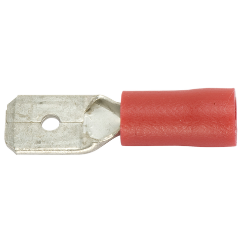 flachsteckzungen rot 4,8x0,8 mm