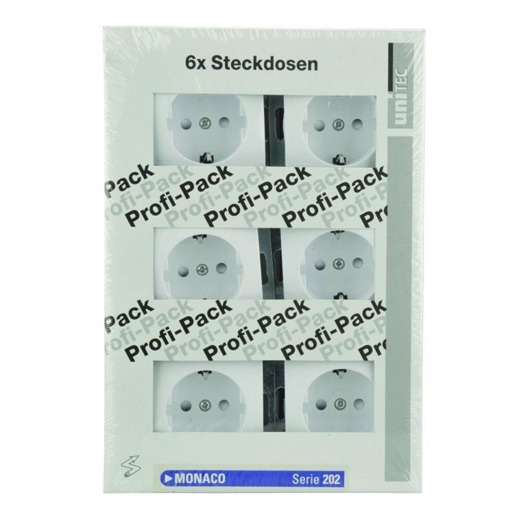 steckdosen profi-pack monaco serie202