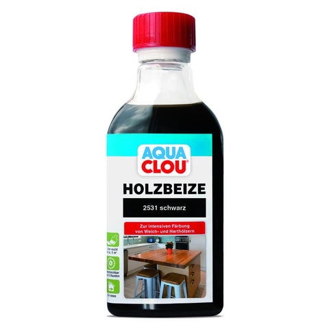 aqua holzbeize b11 schwarz 250ml