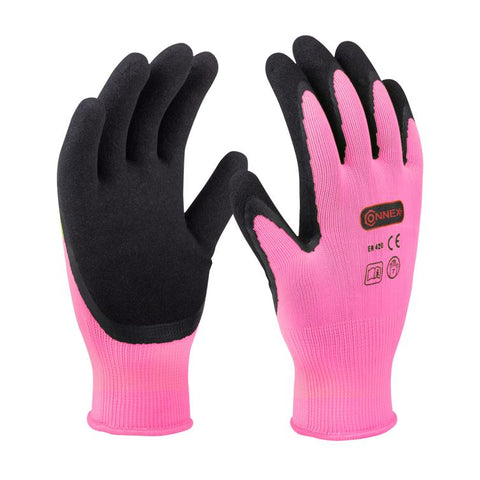 gartenhandschuh latex pink gr. 7