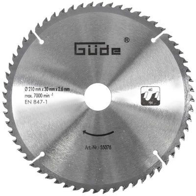 sägeblatt hm ø210x30 mm 60 zähne