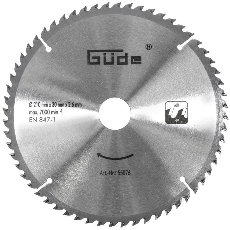 sägeblatt hm ø210x30 mm 60 zähne