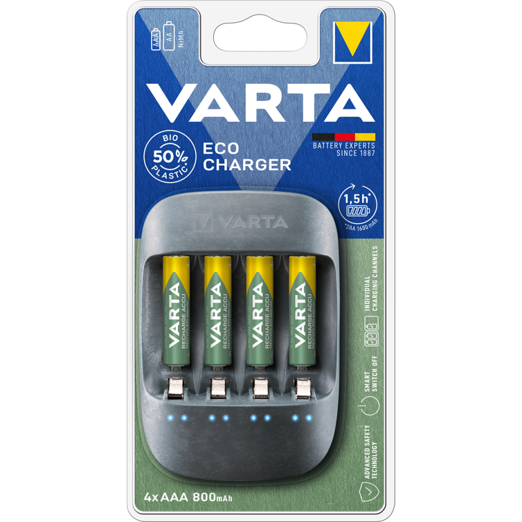 ladegerät eco charger +4xaaa
