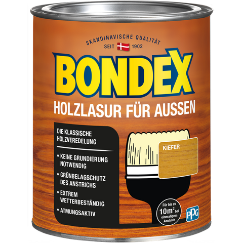 bondex holzlasur außen kiefer 0,75l