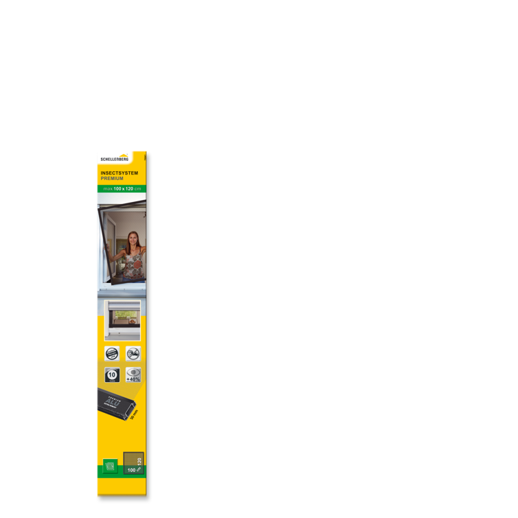 insekten. fenster premium 100x120cm anth