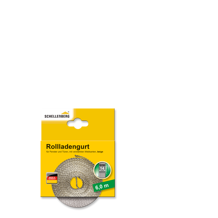 rollladengurt 14 mm/6,0 m beige