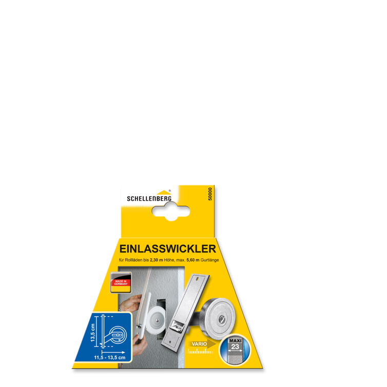 einlaßwickler maxi lochabstand 13,5 cm