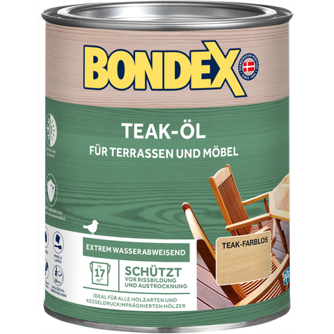 bondex teak öl farblos 0,75l