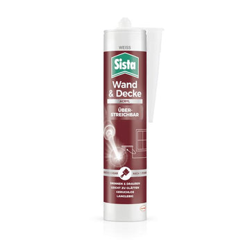 sista wand & decke acryl weiß 280ml