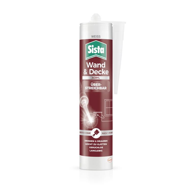 sista wand & decke acryl weiß 280ml