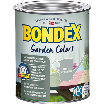 bondex garden colors weidengrau 0,75l