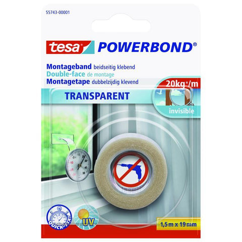 montageband powerbond transpa. 1,5mx19mm