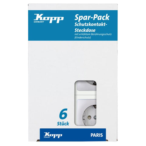 steckdose paris 1-fach profi pack silber