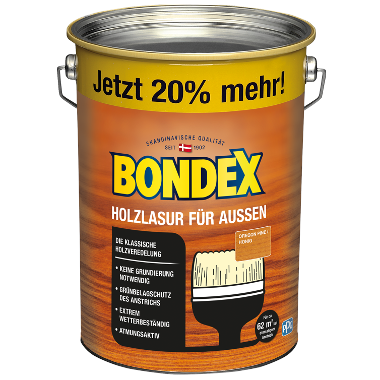 bondex holzlasur außen oregon pine 4,8l