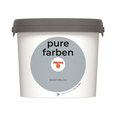 Wandfarbe Pure Farben 2,5L Hochwertige Innenwandfarbe für Wohnräume atmungsaktiv