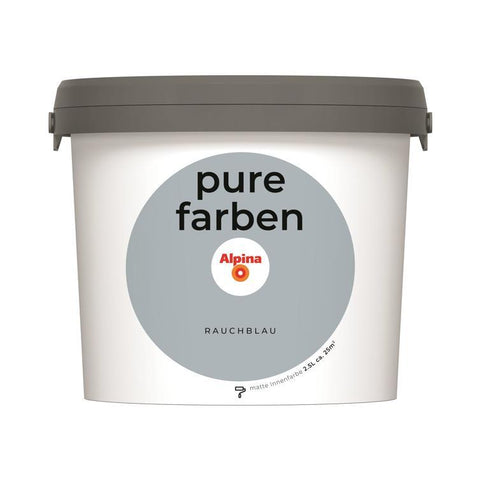 wandfarbe pure farben rauchblau 2,5l