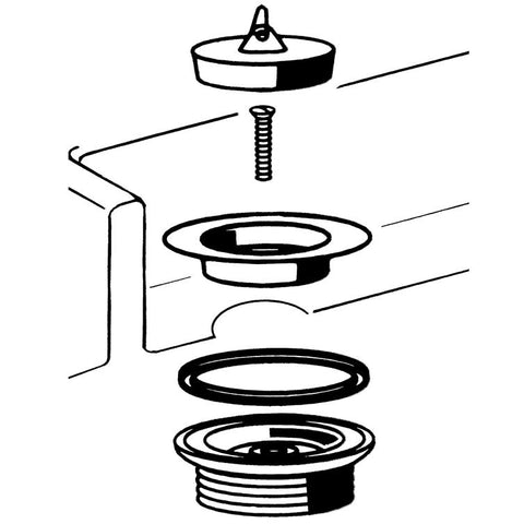 stopfenventil kst m. ring 11/2