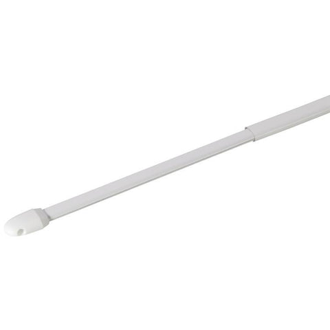 vitragestange simple weiss 80-150cm