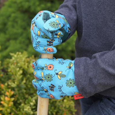 handschuhe blümchen für kinder gr.5
