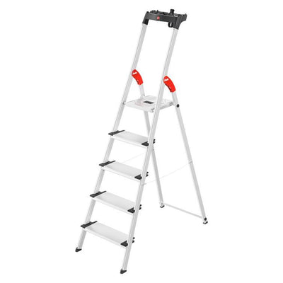 alu-sicherheits-stehleiter l80 5-stufig