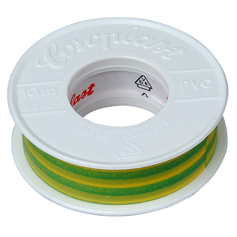isolierbänder 15 mm grün/gelb 10 m (2st)