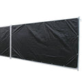bauzaunplane profi 140gr/m²  schwarz