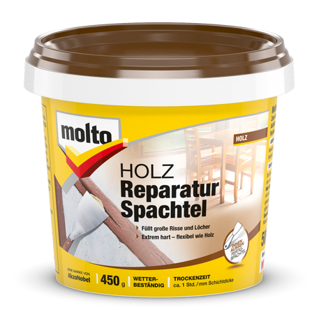 molto reparaturspachtel für holz 450g