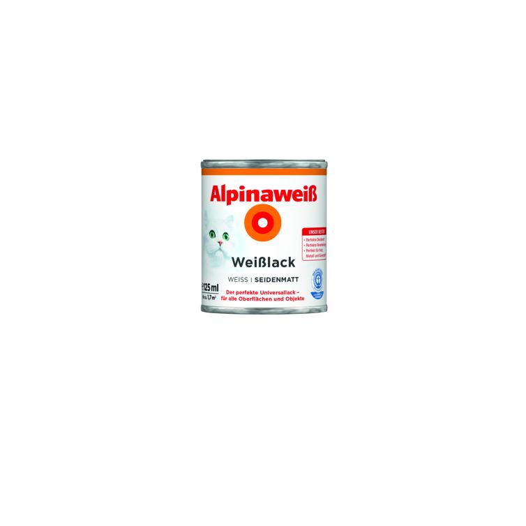 alpinaweiß weißlack seidenmatt 125ml