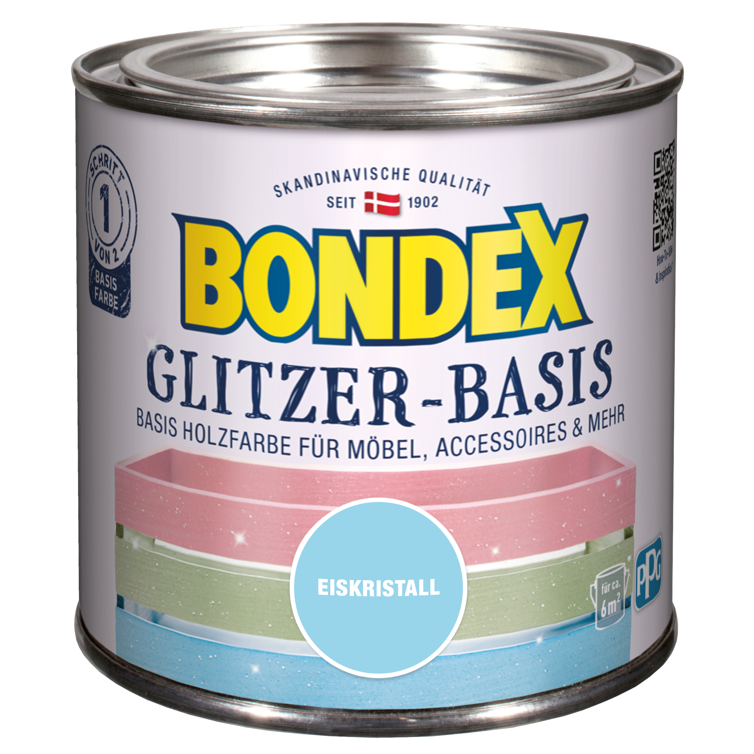 bondex glitzer-basis eiskristal 0,5l