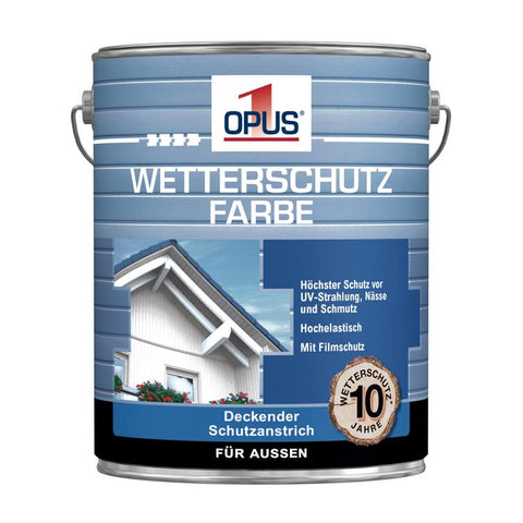 opus1 wetterschutzfarbe reinweiß 5l