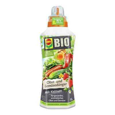 compo bio obst- und gemüsedünger 1l