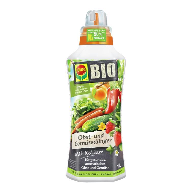 compo bio obst- und gemüsedünger 1l