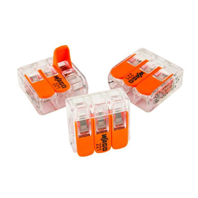 verbindungskl wago 3pol 0,2-4mm² 15st