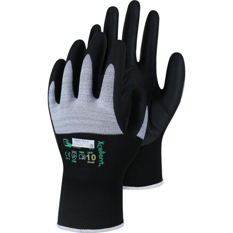 handschuhe lw xc-line sw-grau gr.10