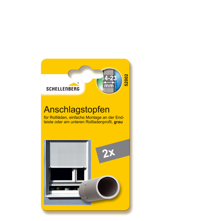 anschlagstopfen ku grau ø40x20 mm