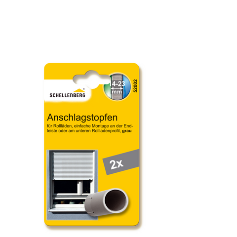 anschlagstopfen ku grau ø40x20 mm