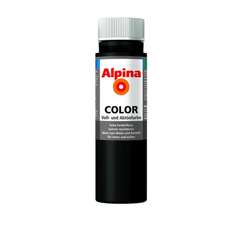 abtönpaste alpina color schwarz 250ml